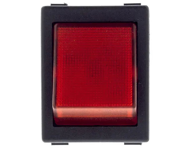 Roter Geschirrspülerknopf 22x30mm