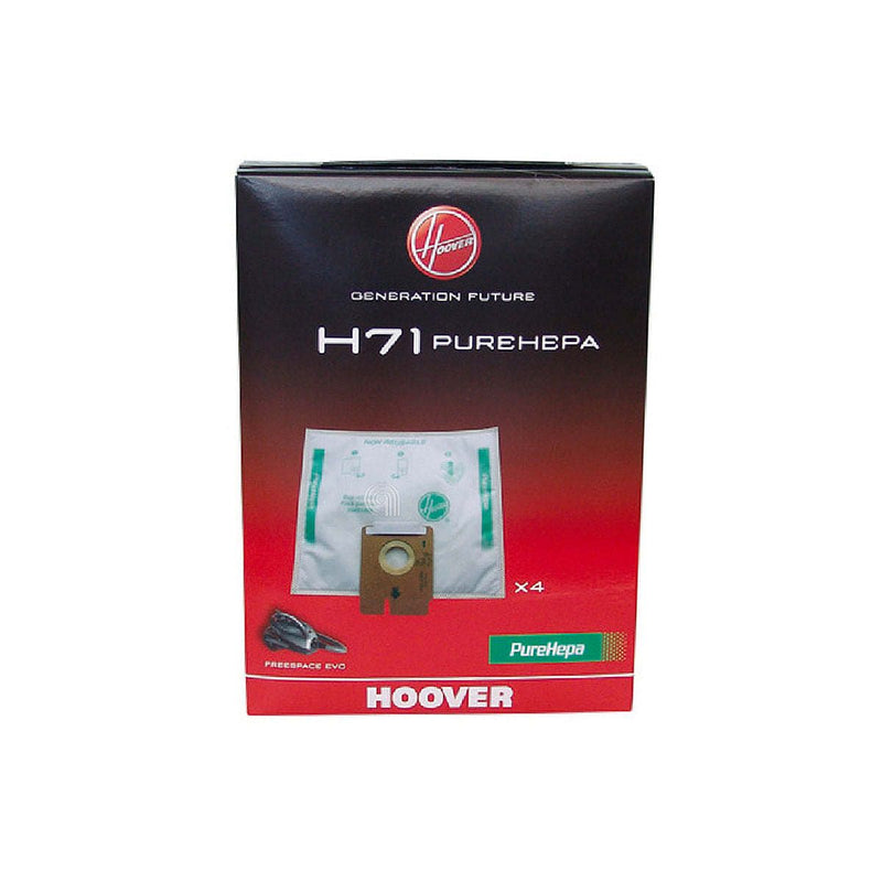 Set mit 4 originalen Staubsaugerbeuteln für Candy Hoover H71
