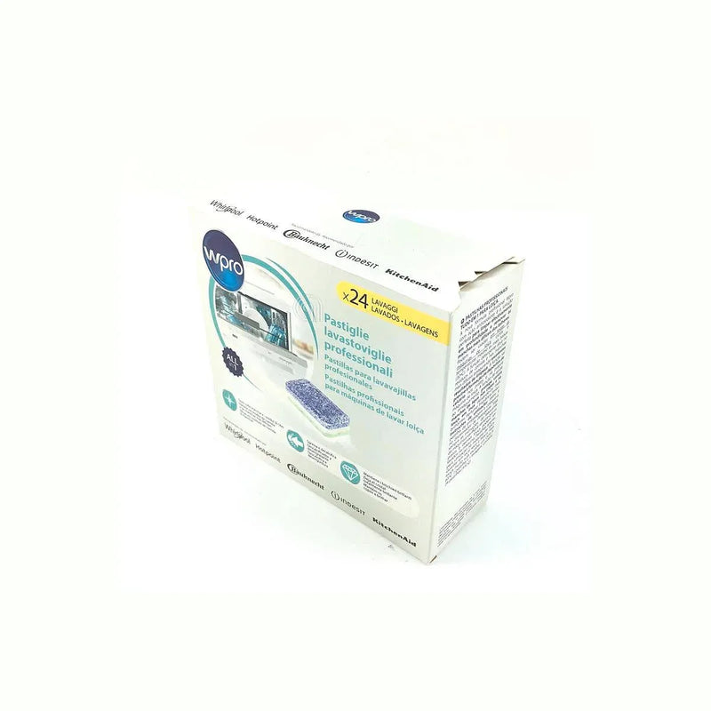 Tabletas para lavavajillas Wpro 24 piezas compatible Whirlpool Indesit
