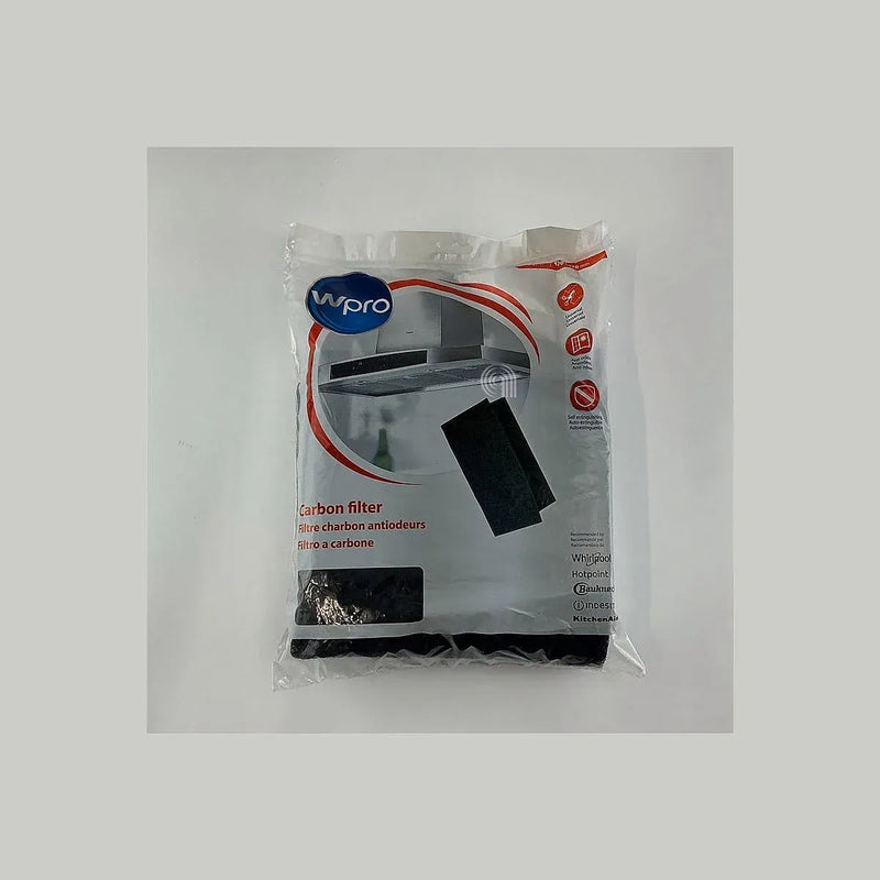 Original rechteckiger Kohlefilter für Whirlpool Dunstabzugshaube