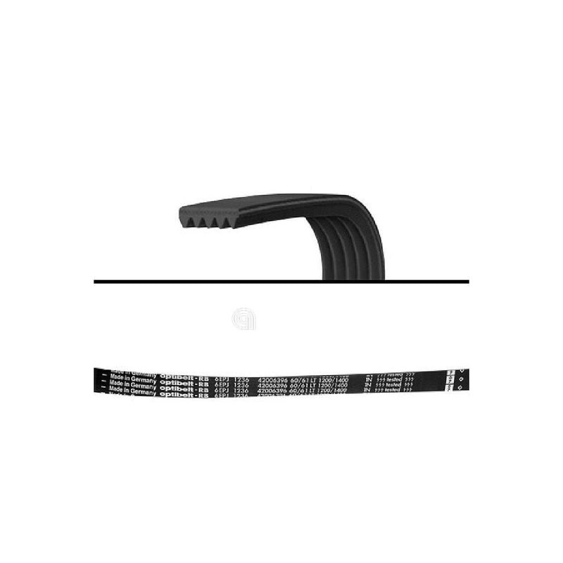 Poly-V-Riemen J6 1236 für Vestel- und Bompani-Waschmaschine, original