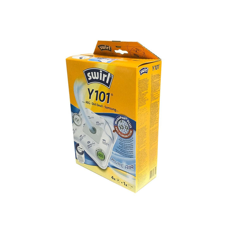 Set mit 4 originalen Staubsaugerbeuteln für De Longhi SP1706001