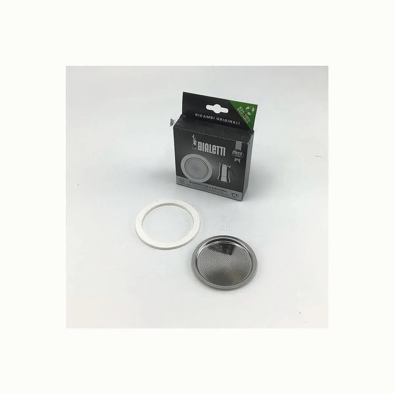 Junta y plato 10 tazas para cafetera original Bialetti 0800403