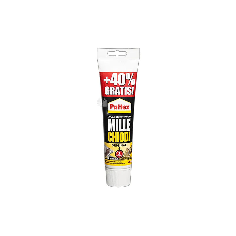 adhesivo de montaje pattex millechiodi 250 g código 55505088