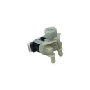Válvula solenoide 2 vías 180° original para lavadora Whirlpool