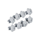 Set 8 Räder unterer Korb Geschirrspüler Electrolux Original 50279059005