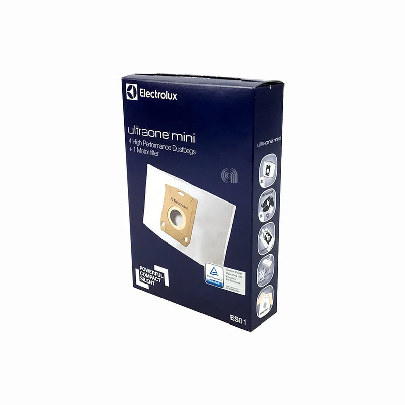 Set 4 bolsas con 1 filtro original para aspiradora Electrolux