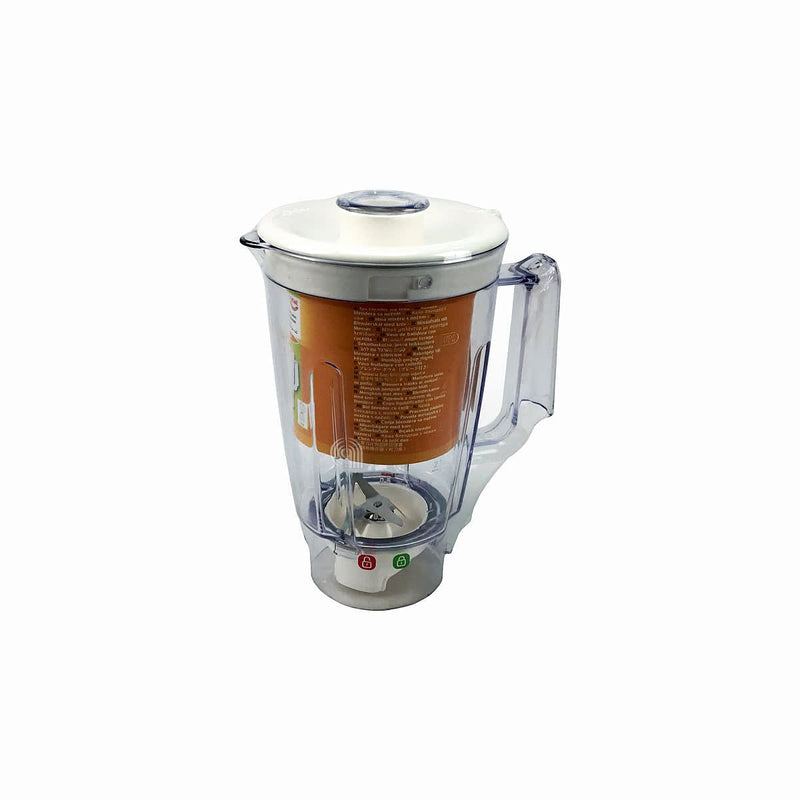 Original-Krug für Moulinex-Mixer aus transparentem Glas XF940401
