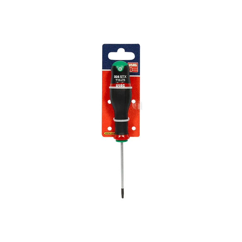 Destornillador torx con foro T15x75 USAG profesional