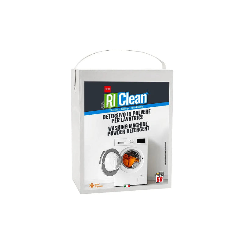 detergente en polvo para lavadora riclean 4kg 50 lavados