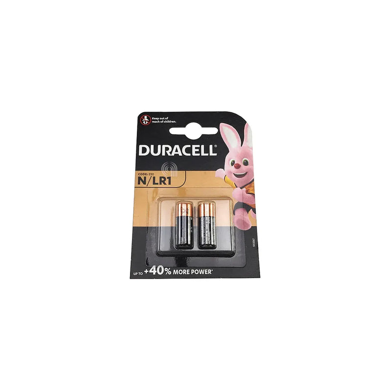 Set 2 pilas alcalinas tipo N 1,5V Duracell LR1 MN9100