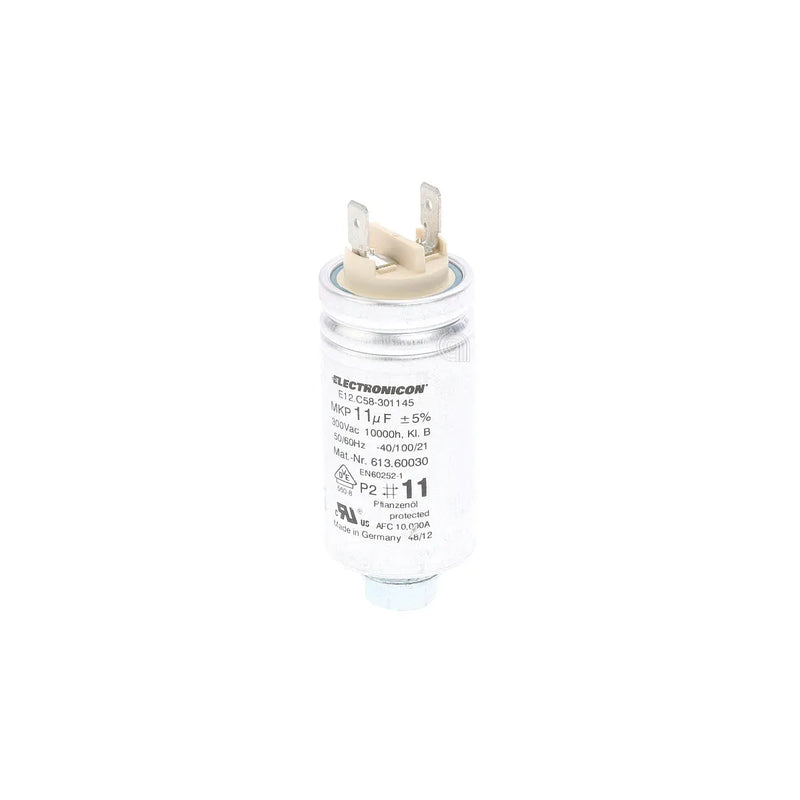 Condensador metálico 11uF original lavavajillas Bosch 00423100