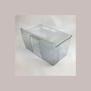 cesta inferior para frigorífico Vestel 366 (transparente blanco-gris)