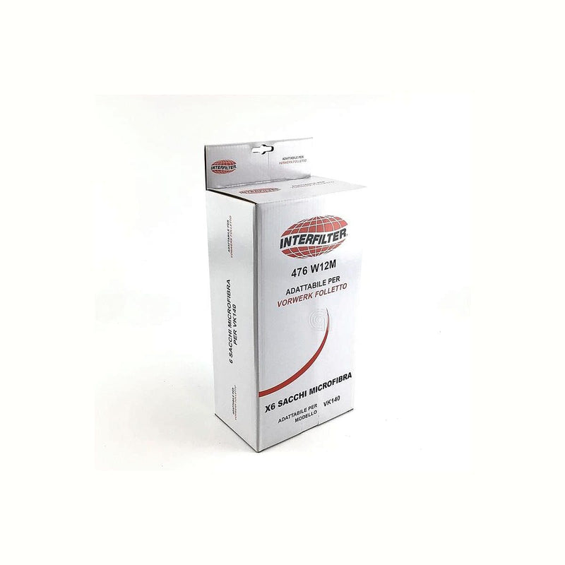 Set mit 6 Mikrofaserfiltern Interfilter VK140 für Candy Staubsauger