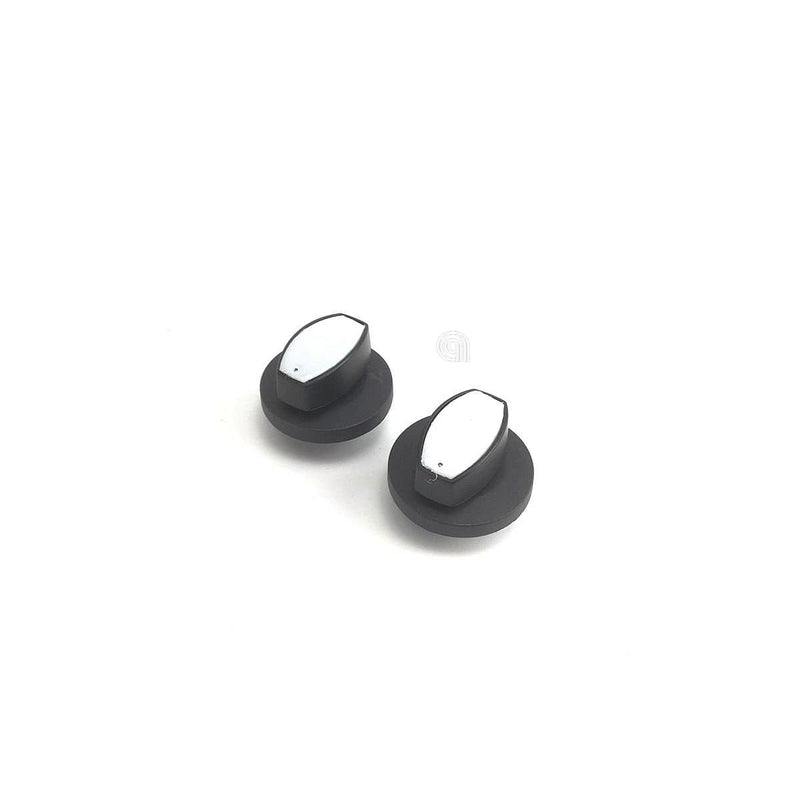 Set mit 2 Thermostatknöpfen für Backofen, kompatibel mit De Longhi AT6255510300