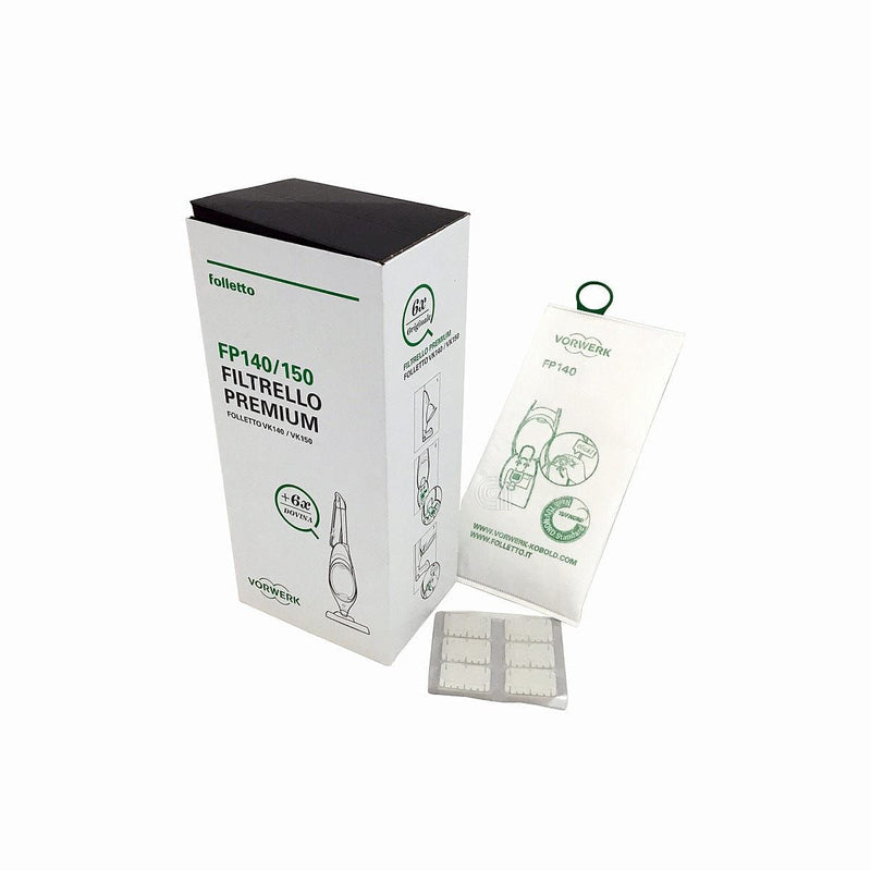 Set mit 6 Premium-Taschen und 6 Dovina-Lufterfrischern für Vorwerk VK140 VK150