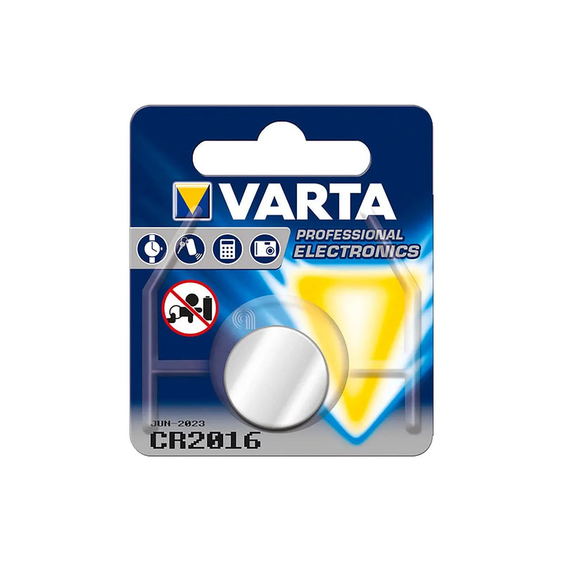 pila botón litio cr2016 Varta 90 mAh para mandos y accesorios