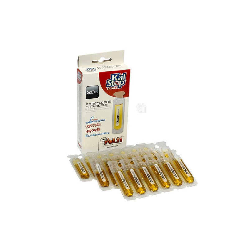 Set mit 20 Entkalkungskapseln FP2003 für Polti-Bügelgeräte