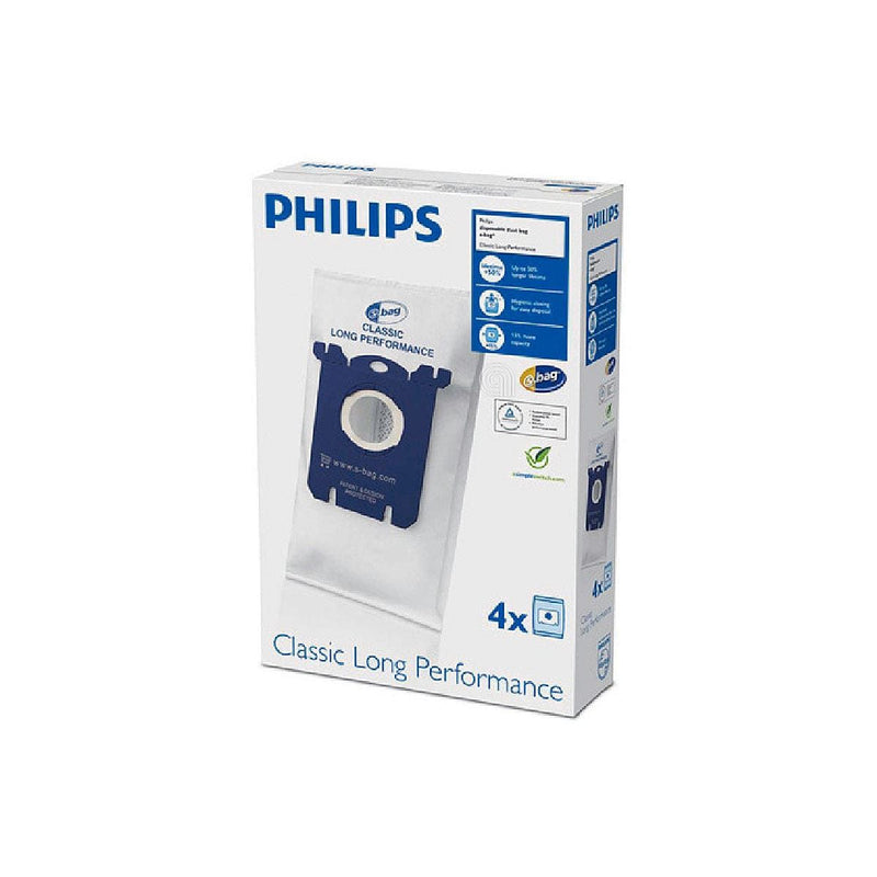 Set mit 4 originalen Staubsaugerbeuteln für Philips FC8021-03
