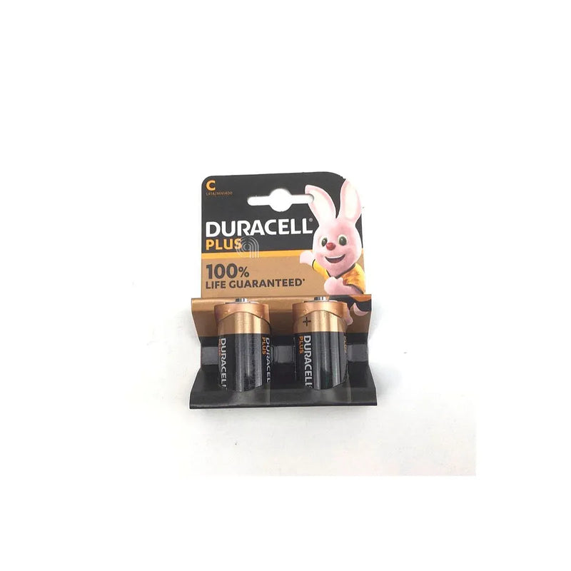 set 2 pilas mn1400 c duracell para linternas y accesorios