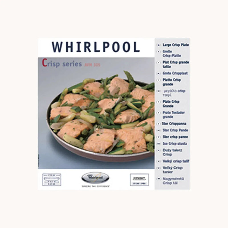 Piatto grande serie Crisp AVM305 Whirlpool para microondas 30,5 cm