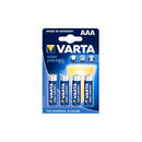 set 4 pilas aaa high energy Varta 1.5 V alcalinas