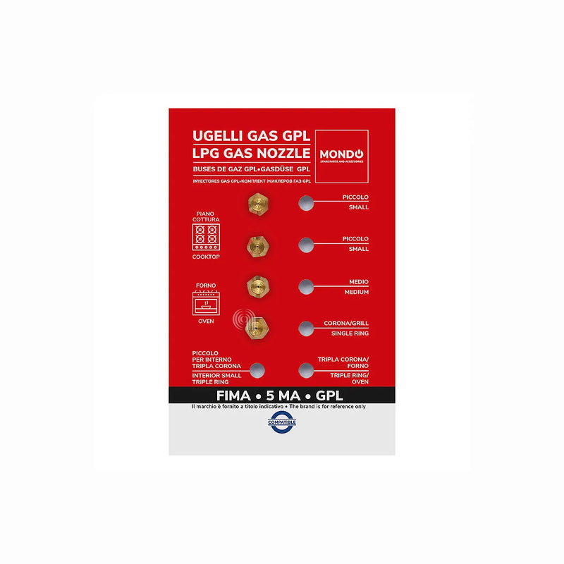 UNIVERSALE MONDO - LPG-Gasdüsen für Kochfeld - AST-00537520