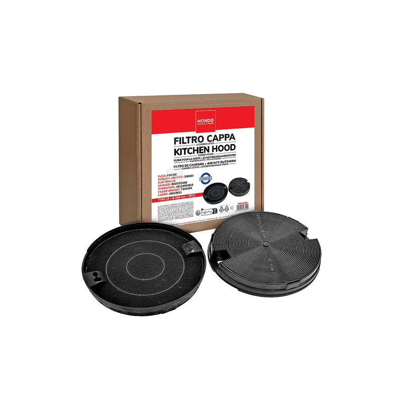 ARISTON, BRANDT, CANDY, ELICA, GORENJE, SMEG, WHIRLPOOL, ZANUSSI - Kohlefilter Dunstabzugshaube - KITFC29