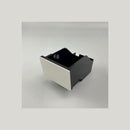 Front- und Kaffeesatzschublade schwarz/weiß De Longhi 7313235411