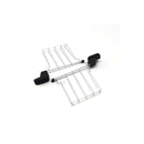 Set mit 2 schwarzen Klammern für DeLonghi Toaster AT6236002910