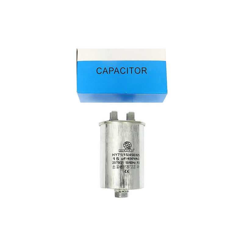 UNIVERSAL, MONDO - Metallkondensator 15µF für Waschmaschine - 15MF