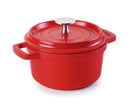 LACOR Cacerola con tapa roja Mini Cocotte 25909