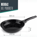 LACOR Sartén Kale Aluminio Fundido 20cm - Modelo 26520