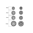 ELECTROLUX REX ZANUSSI ZOPPAS - Satz Brenner Kochfeld - AST-55605044