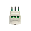 Set 10 dreipolige Adapter 16A 2P+T bipasso und Schuko Mondo