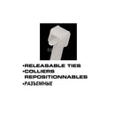 UNIVERSALE - Nylon-Klemmschelle 200x48 MM - Wiederverwendbar - 100 Stück - AST-55504074
