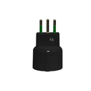 Set mit 10 Adaptern italienischer Stecker 2p+t 10A auf Schuko 16A Mondo