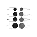 WHIRLPOOL, ARISTON, INDESIT - Satz Brennerdeckel und Brenner Herd - 55605004