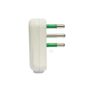 GBC - Abgewinkelter Flachstecker 2P+T 10A - AST-55301170