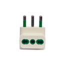 Set 10 dreifache Adapter italienischer Stecker 2P+T 16A Mondo