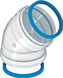 Winkelstück 45º Verbindung H/H ø 0132 mm.