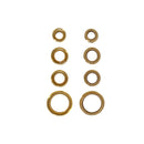 SMEG, AIRLUX - Satz Flammensperre und Brennerdeckel Herdplatte - AST-55605003