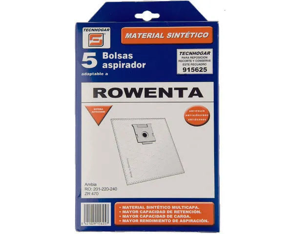 SACO STAUBSAUGERBEUTEL KUNSTSTOFF ROWENTA 5 STÜCK