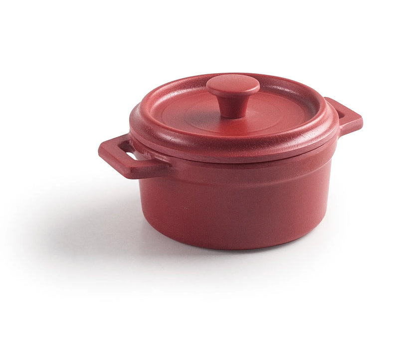 LACOR Cacerola con tapa de melamina mini-cocotte Red 63396
