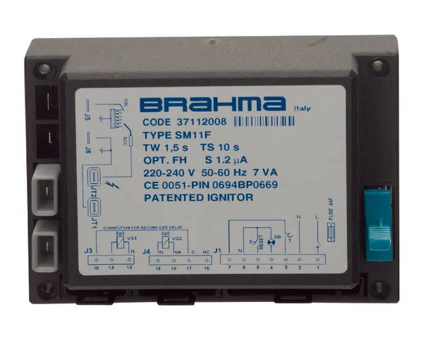 Centralita quemador gasóleo Brahma SM 11F TW1,5 TS10 37112008