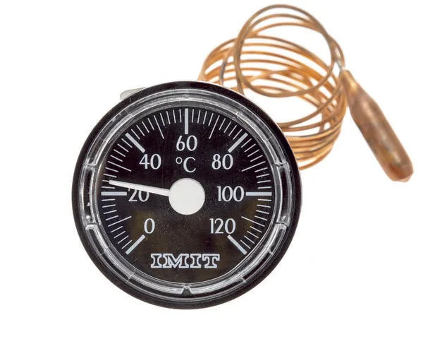Rundes Thermometer 0º bis 120ºC Ø43 mm selbstsichernd