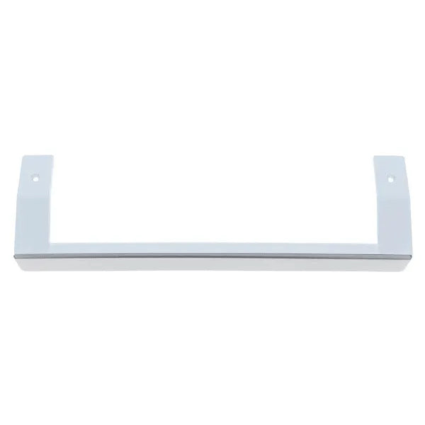 Tirador puerta frigorífico Beko 5907610100 blanco con embellecedor inox