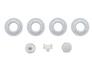 Universelles Set Kühlerdeckel 1'' weiß