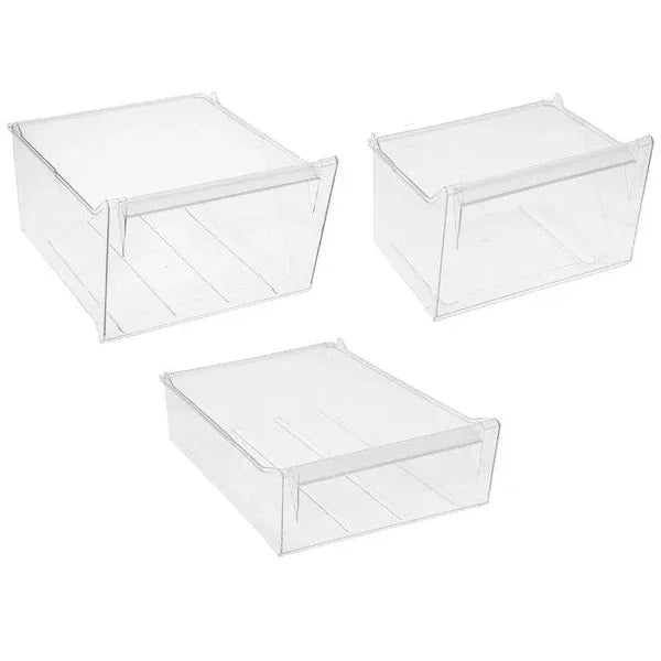 Cajón congelador para frigorífico Zanussi 4055419537 kit 3 piezas