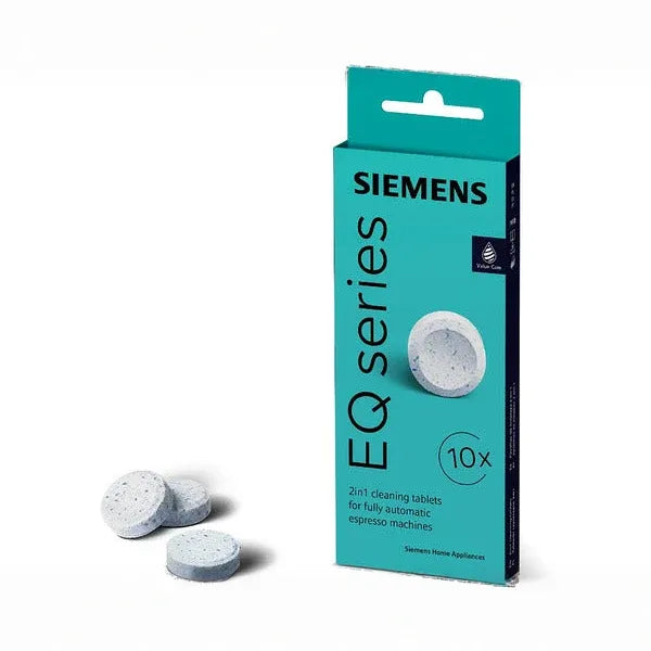 Pastillas limpieza cafetera Siemens superautomática EQ TZ80001B